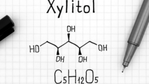 molécule de xylitol 