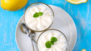 Mousse au citron maison au Xylitol 