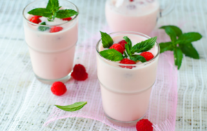 Mousses aux framboises au Xylitol 