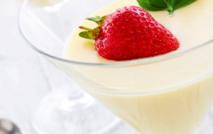 Mousse au chocolat blanc au Xylitol 